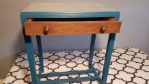 table d'appoint rénovée des années 50 