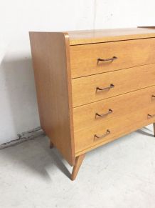 SOLDES - Large commode vintage pieds compas 1 mètre