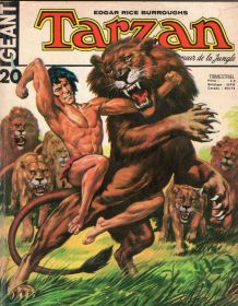 bande dessinée de Tarzan Géant 20 de 1974