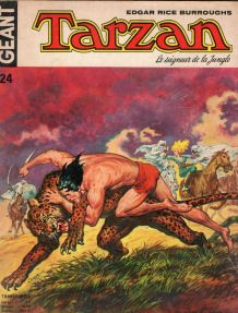 bande dessinée de Tarzan Géant 24 de 1975