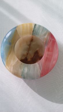 Beau cendrier vintage en onyx 