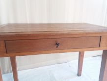 TABLE BUREAU ANCIENNE EN CHENE