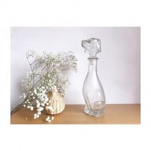 Bouteille italienne tête de chien 