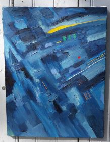 Peinture abstraite à l'huile