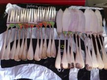 12couverts Ercuis métal argenté