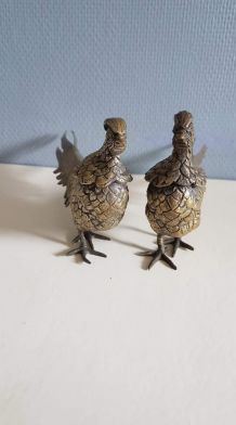 faisans en laiton Diniz et Abreu fait à Lisbonne