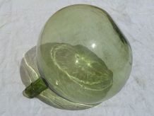 dame jeanne en verre , vintage