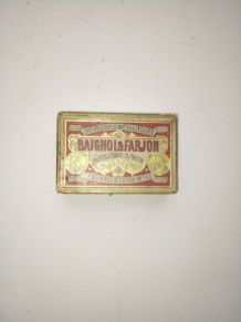 Boîte plumes métalliques baignol et farjon