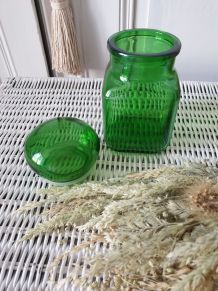 Bocal bouteille en verre 