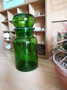 Bocal bouteille en verre 