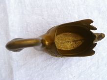 cygne en laiton ,  vintage