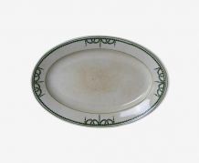 Plat de service ovale 