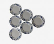 6 Assiettes à dessert 