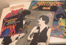 Santana lot vinyles : deux 33 t + 1 maxi 45 t + un 45 t
