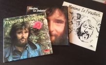 Maxime Le Forestier lot 3 vinyles 33 t