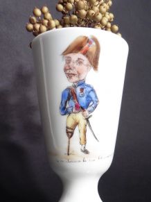 Mazagran Café Porcelaine / Caricature Charles Étienne Gudin