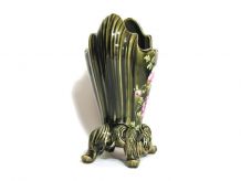 Vase en Porcelaine Française Barbotine Art Nouveau