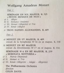 Mozart - Philharmonia Orchestra - 33 t