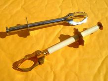 lot Anciennes pinces à sucre en métal