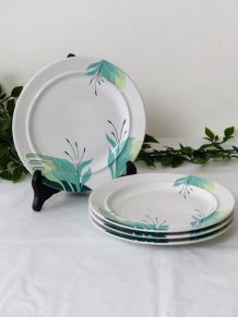 4 assiettes à dessert