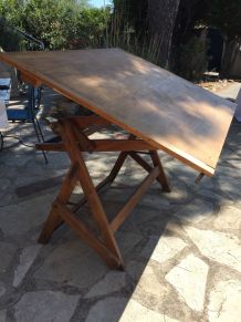 Table à dessin vintage années 50
