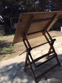 Table à dessin vintage années 50