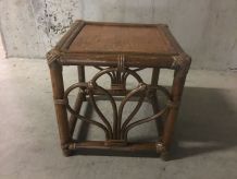 Chevet en rotin « peacock » années 60