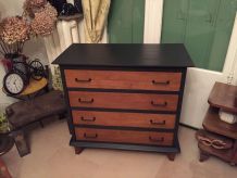 Commode vintage bois massif parfait état