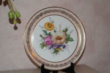 plat porcelaine vintage