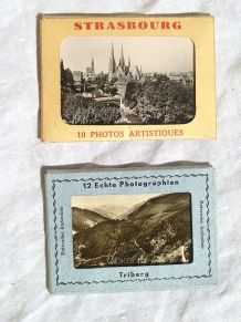 lot  de  2 mini album photo , ancien