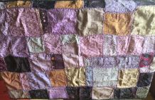 Tenture indienne artisanale en patchwork