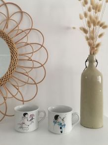 Tasse Pierrot et Colombine 