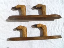 patères patte  de  chevreuil , Porte fusil , vintage