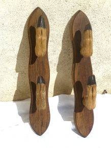 patères patte  de  chevreuil , Porte fusil , vintage