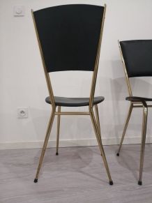 Lot de 7 chaises années 50/60