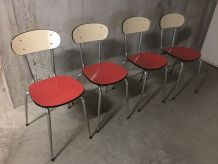 Chaises en formica années 60