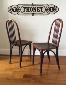 Chaises Thonet  bistrot vintage 1920