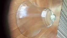 Grande cloche vintage en verre