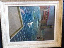 Peinture paysage de mer