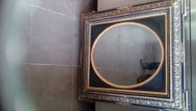 Miroir ancien de style Napoléon III 85*75