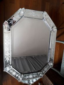 Miroir vénitien années 30/40