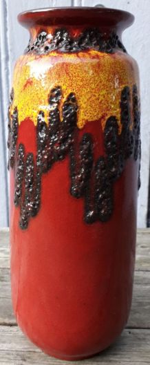 Vase w.germany 206-27 rouge