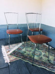 Lot 3 chaises vintage