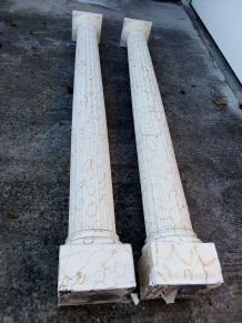 colonnes romaines en staff