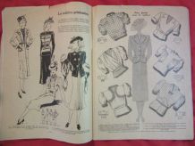 revue La Femme Chez Elle mode ouvrages recettes 1938