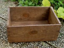 caisse  en  bois  ancienne "brésil"