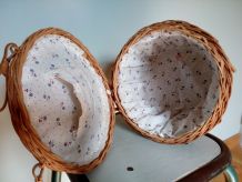 Panier à couture en osier 