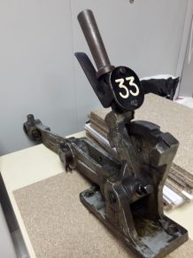 Ancien levier d'aiguillage sncf datant de  1936