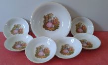 Service à dessert romantique