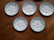 6 assiettes Hermès de la faiencerie d'Orchies